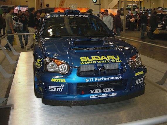 World Rally Team Vinyl Bumper Window Decal Stickers Hood Impreza