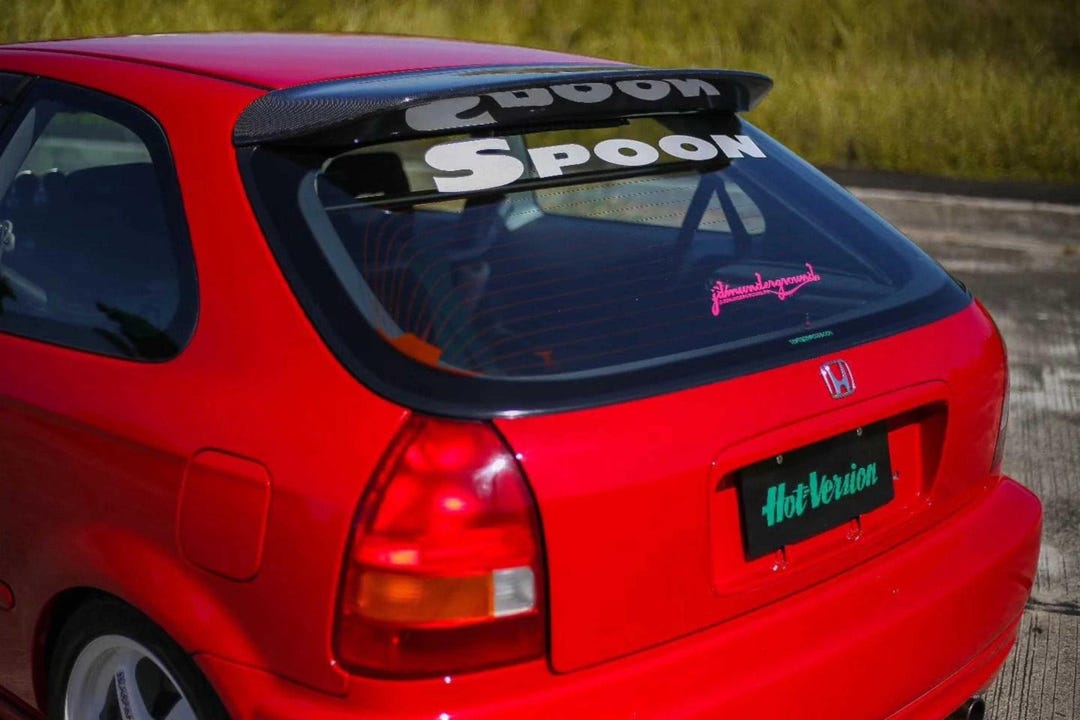 Spoon Window Sticker Spoon Rear Window Hatch Decal - Etsy