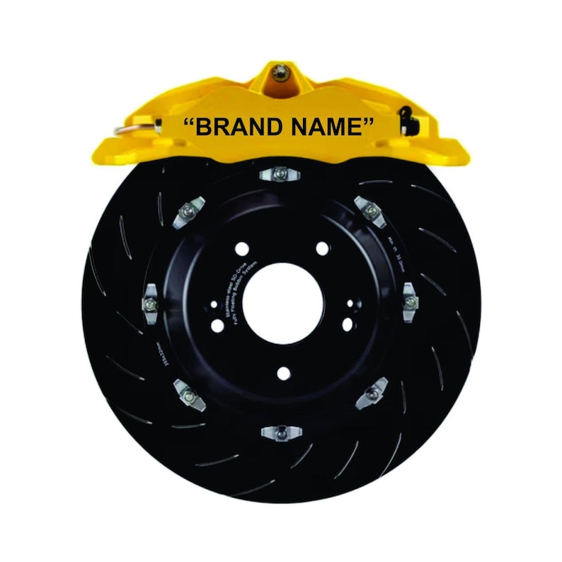 4PCS CUSTOM Caliper Brake Decal Vinyl Decal Stickers Wheels Jdm Big ...
