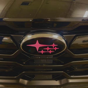 2024 - 2025 Subaru Crosstrek Emblem Overlay Aufkleber, 3er Set, jede Farbe