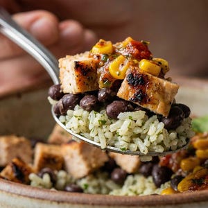 RICETTA FACILE per Burrito Bowls (imitazione di Chipotle): idea per preparare pasti veloci e salutari (download digitale)