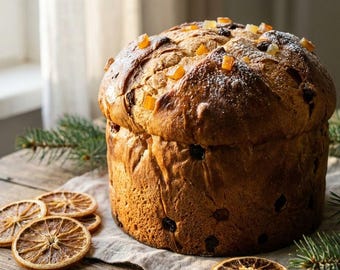 Panettone casero (pan navideño italiano): Receta auténtica italiana para las fiestas (descarga digital)