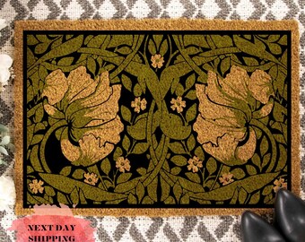 Floral Doormat, Home Decor, Boho Floral Rug, Autumn Doormat, Colorful Doormat, Porch Decor, Closing Gift, Front Door Mat, Entryway Decor