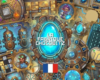 VERSIÓN FRANCÉS / Escape Room de Pascua imprimible: La fábrica de huevos de chocolate / Juego de rompecabezas navideño para adolescentes y familias