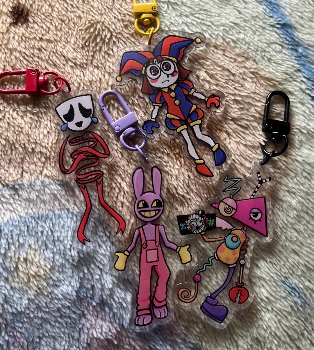 The Amazing Digital Circus Acrylic Keychain - Etsy