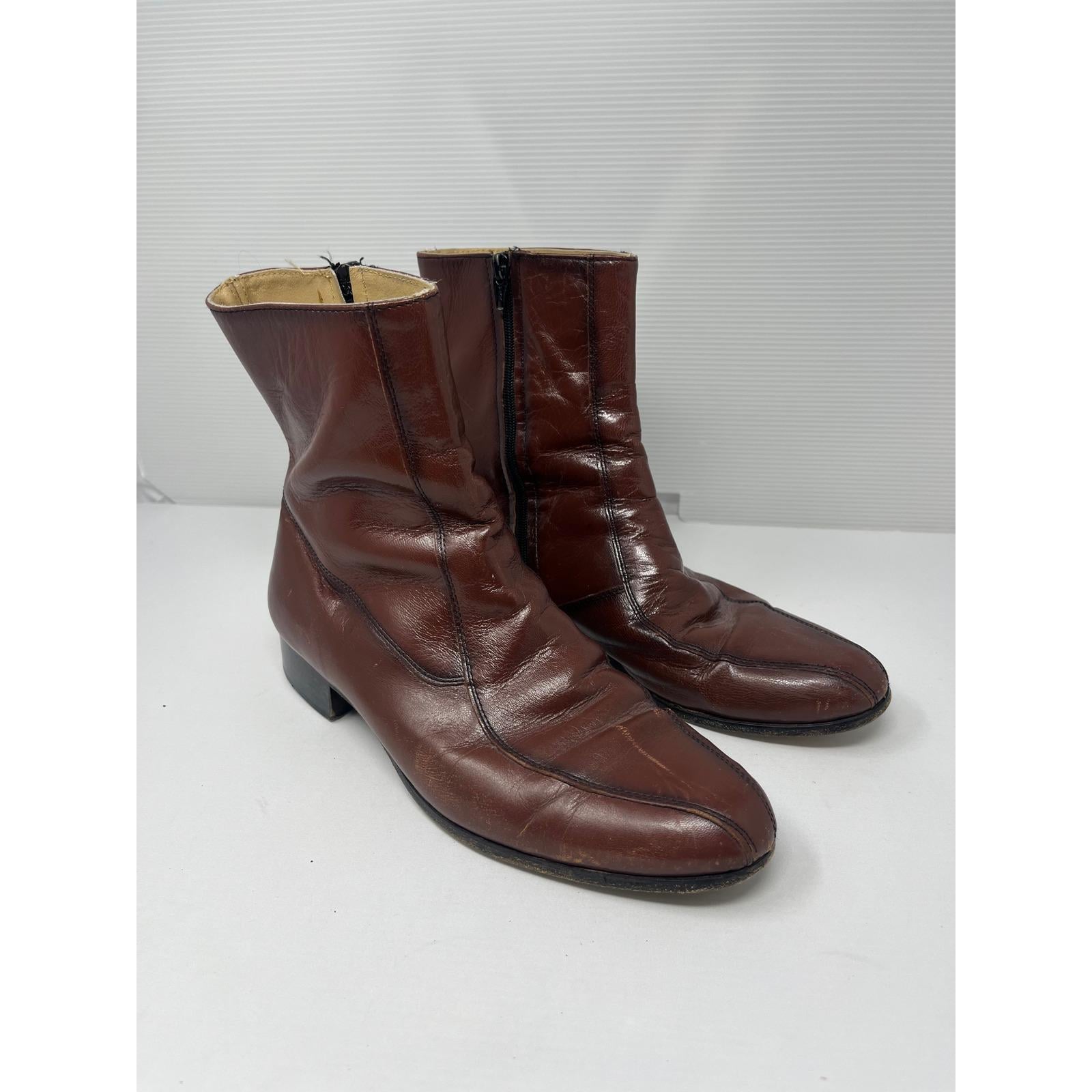 Retro Mens Zip Boots - Etsy