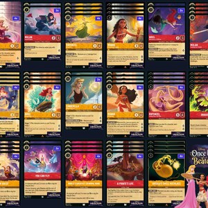 Disney Lorcana Princess "Once Upon A Beatdown" | Custom built powerful 60-Card Deck & Deck Box | Ready-to-Play