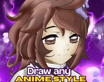 Encargo de arte de anime Demon Slayer, Dragon Ball Z, jjk, regalo de My Hero Academia / OC, fanart, retrato