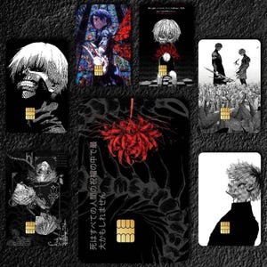 東京喰種クレジットカードステッカー Credit card skin anime - Etsy 日本