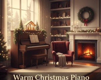 Warme Weihnachts-Klavier-Gemütliche Nacht