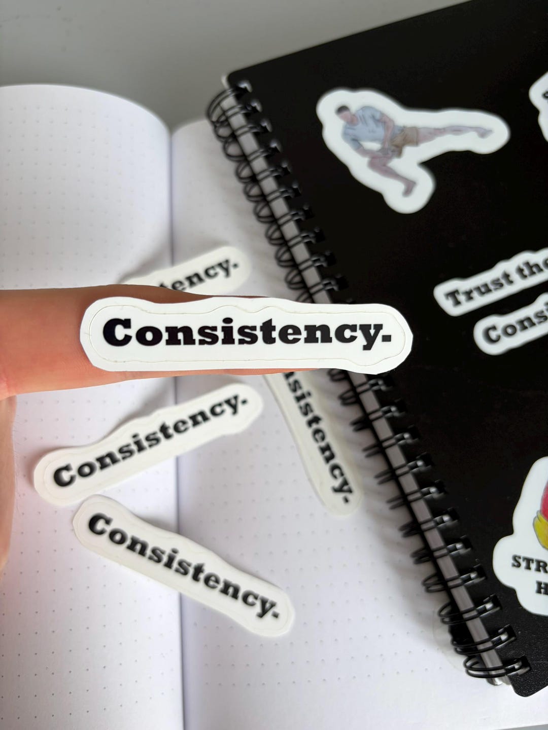 Gym Sticker | Motivational Sticker - "consistency", Fitness Motivation ...