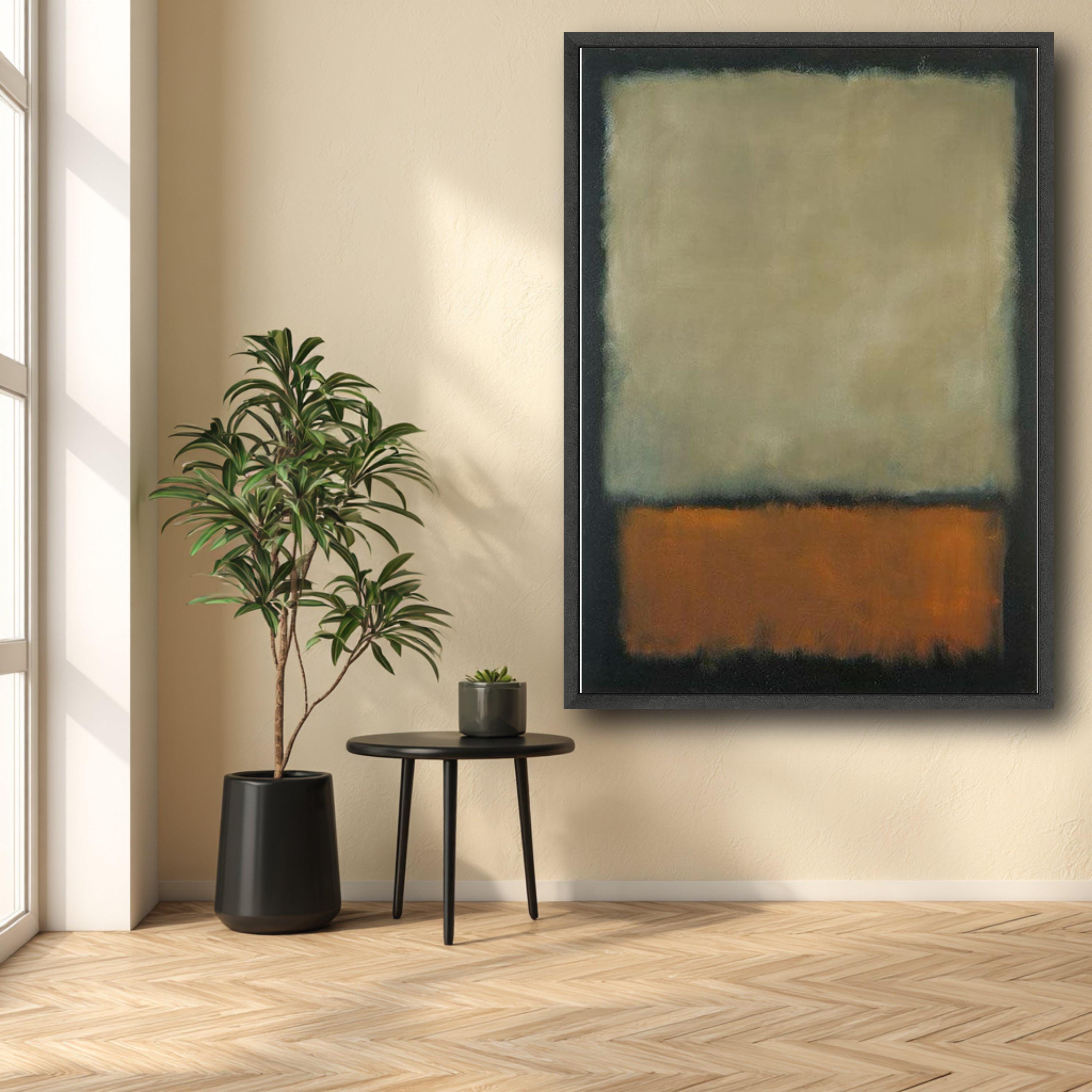 Colorblock Mark Rothko Mark Rothko Abstract Color Block Canvas, Mark Rothko Wall Art, Modern ...