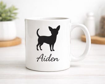 Chihuahua Personalized Mug Custom Dog Name Gift