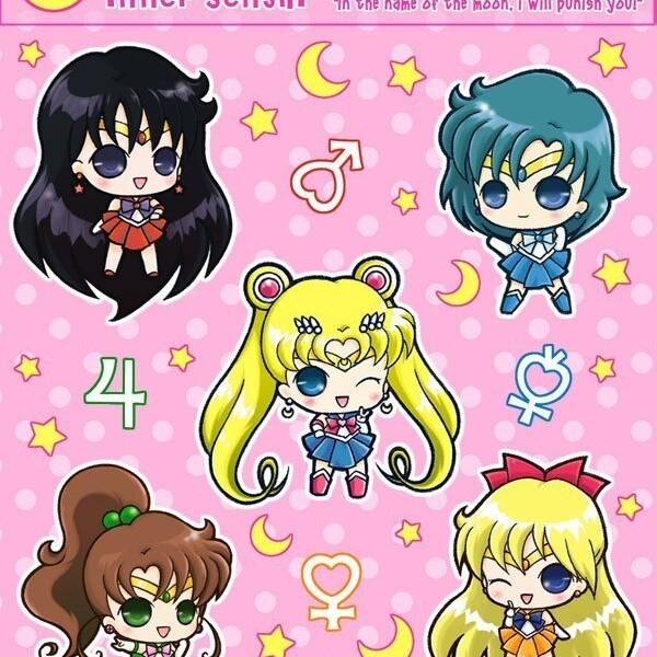 SALE Sailor Moon Stickers