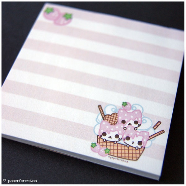 Ice Cream Kitties Memo Pad (Last One!)