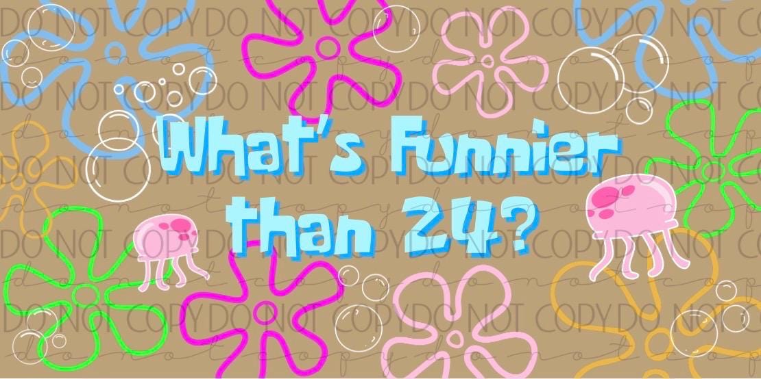What’s Funnier Than 24 Birthday Banner Painting Template | DIY 72x36 ...