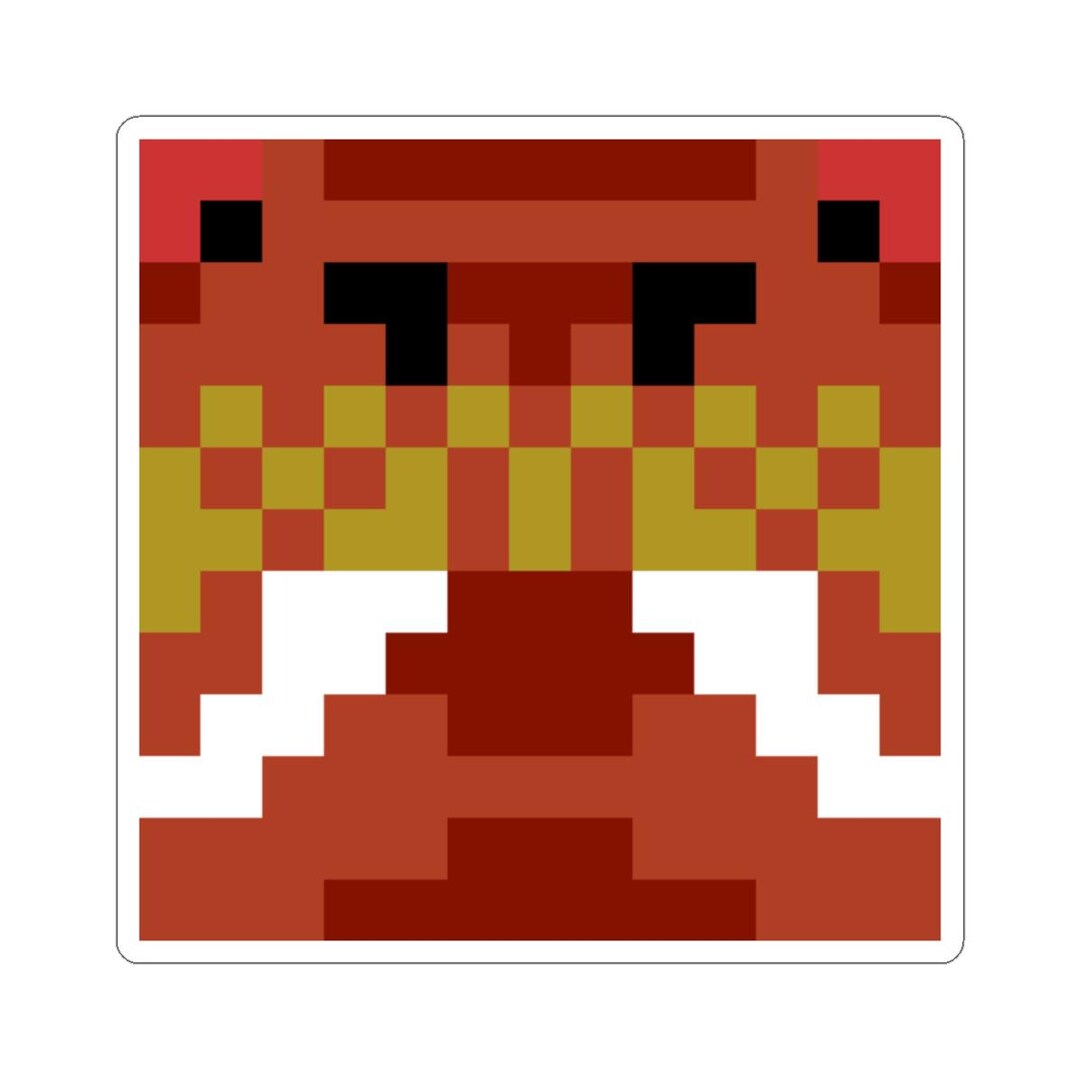 Pixel Walrus Model Pixel Art Walrus Sticker | Retro 8-bit Vinyl Decal - Etsy