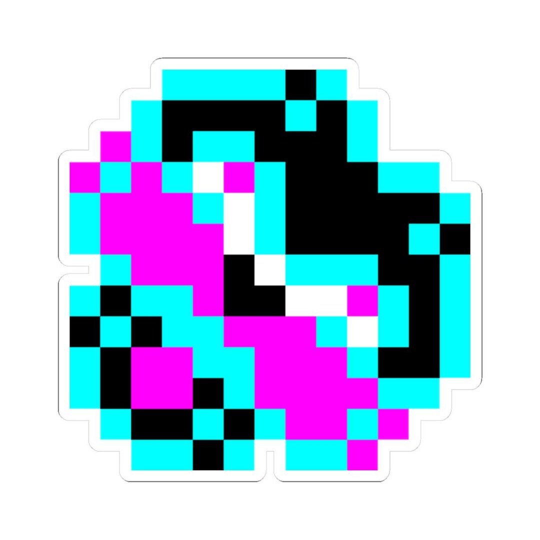 Pixel Art Hamster Sticker | Retro 8-bit Vinyl Decal - Etsy