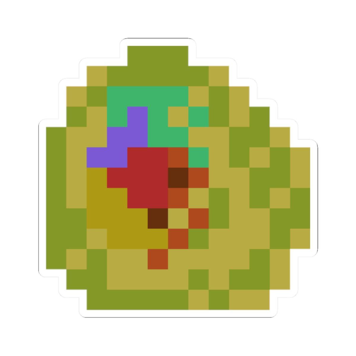Pixel Art Hay Sticker | Retro 8-bit Vinyl Decal - Etsy