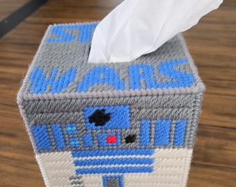 R2D2 - Square Tissue Box Cover