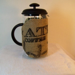 French Press Cozie, Insulated Coffee Pot Cozy, Bodum 8 Cup Press Pot Cosy, Hot Pot Sleeve Cozie image 2