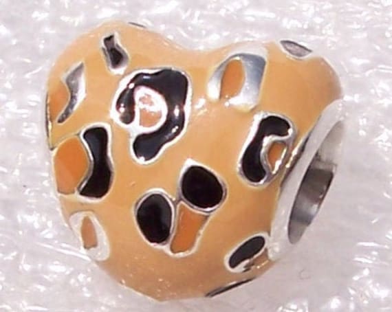 Spotted Heart, Pandora, Bracelet, Leopard, Animal Print, Fierce and Fabulous, Trend, Enameled, Wild Side, Nature, Bold, Travel Memories