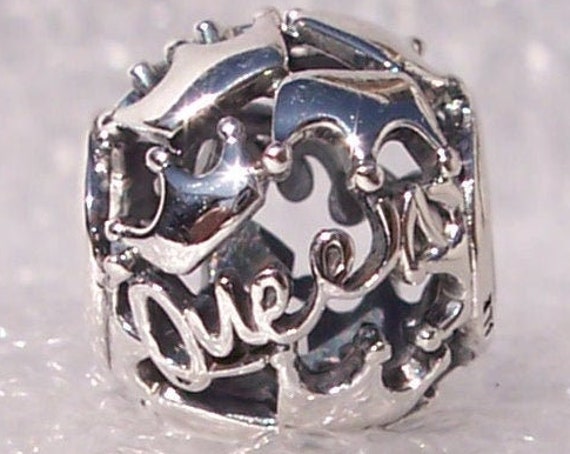 Queen Regal Crowns, Pandora, Bracelet Charm, 925, Openwork, Forest, Autumn 2019, Detailed, Script, Slider, Partner, Believe In Yourself
