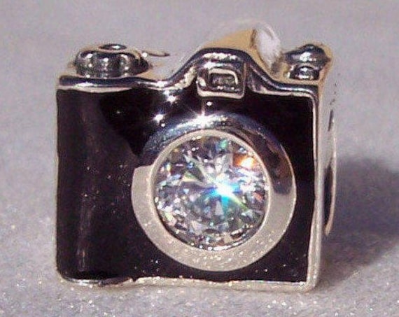 Sentimental, Snap Shots, Pandora, Bracelet Charm, Glamour Shots, 925, Clear CZ, Camera, Memories, Photographer, Hobby, Selfies