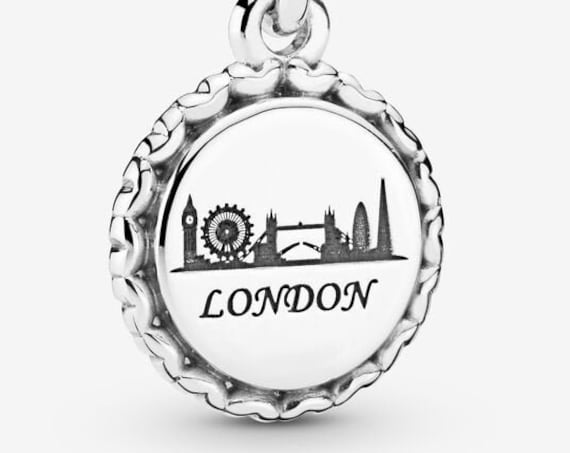 London, Skyline Charm, Pandora, Exclusive, Bracelet Bead, Vacation, 925, Trip, Travel, UK, Destination, Boy, Girl Name, Celtic, Fortress,