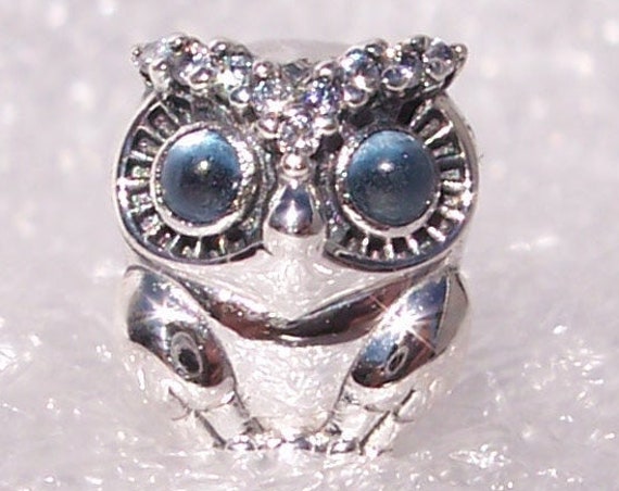 Sparkling Owl, Pandora, Bracelet Charm, Wisdom, Magical, Blue CZ, Silver, Wise Choices, Guidance, Stay True, Inner Voice, Autumn 2019