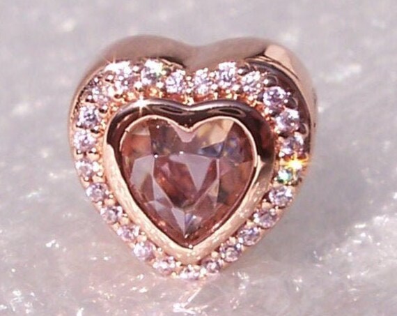Sparkling Love, Pandora Rose, Bracelet Charm, Pink Crystal, Elegant, Hearts, Luck, Love, Sparkling, Dazzling, Warm Tones, Romance, Blush