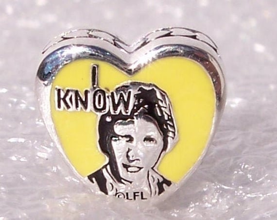 STAR WARS, Pandora Disney, Parks Exclusive, Han Solo, Princess Leia, Movie,Galaxys Edge, Force Be With You,Bracelet Charm, 925, Enamel,Heart