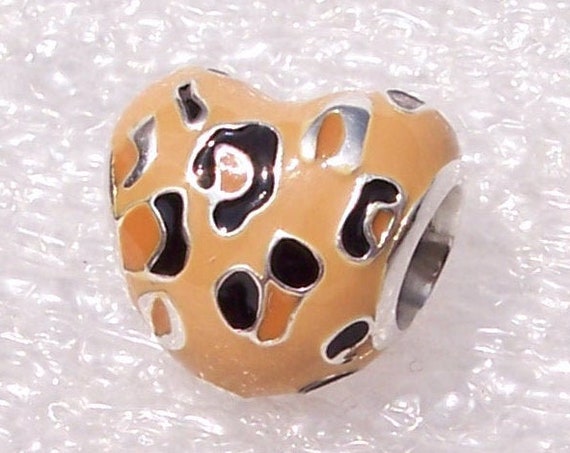 Spotted Heart, Pandora, Bracelet, Leopard, Animal Print, Fierce and Fabulous, Trend, Enameled, Wild Side, Nature, Bold, Travel Memories