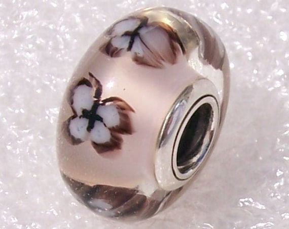 Butterfly, Pink Murano Glass, Pandora Charm, Springtime, Bracelet Bead, 2019, 925, Souls, Life, Good Luck, Joy, Wisdom, Guidance, Spirit