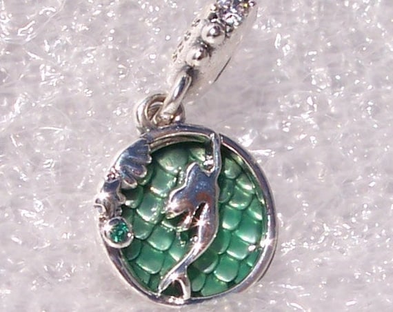 Ariel, Pandora Disney, Little Mermaid, Bracelet Charm, Part Of Your World, Affection, 30 Years Anniversary, Enamel, Autumn 2019, Dangle, CZ
