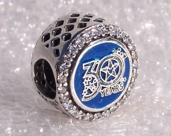30TH Anniversary, Hollywood Studios, PANDORA, Disney, Disneyland Resort, Sterling Silver, Enamel, Iconic, Diamond Cut Outs, RARE