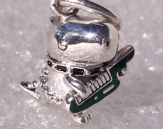 Dino The Dinosaur, Punk Band, Pandora, Bracelet Charm, Synthesizer, Rock Star, Keytar, Music Lover, Jam Session, Edgy, 925, The Pandoras