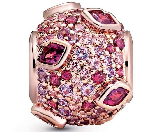 KISS Pave Charm, Pandora Rose, Limited Edition, Bracelet Bead, Fairytale Pink, Red CZ,Lover, Pucker UP, Explosion Of Color, Lips,Slider,2020