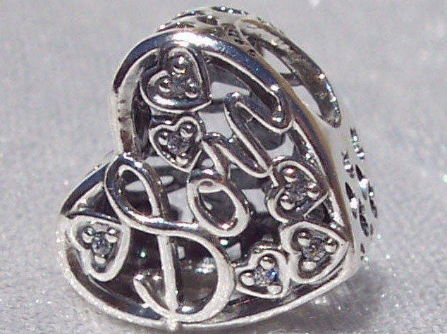 Mother Son Bond Pandora Bracelet Charm 925 Clear Cz Special