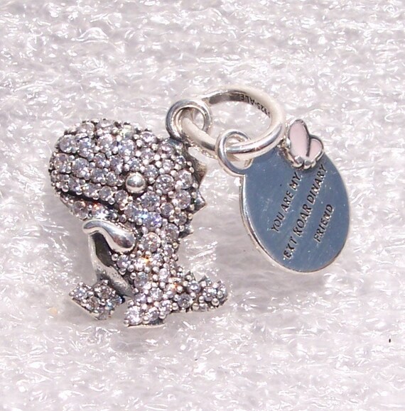 Pavé Dinosaur, Pandora, Bracelet Charm, Life Lessons, ExtROARdinary Friend, Iconic Butterfly, Pink Enamel, Glittering CZ, Strength, Pendant