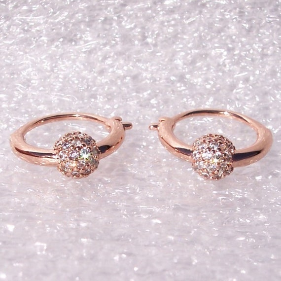 Purely Pave, Hoop Earrings, Pandora ROSE, Embellished, Stunning, Delicate, Unique, Dangle, Whimsy, Clear CZ, Fashionable, Rebellion Punk