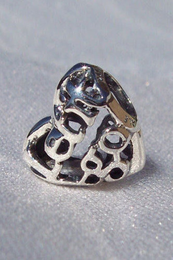 Let It Go, Pandora Disney, Frozen, Bracelet Charm, Inspiring Quote, Slider, Heart, Love, Movie