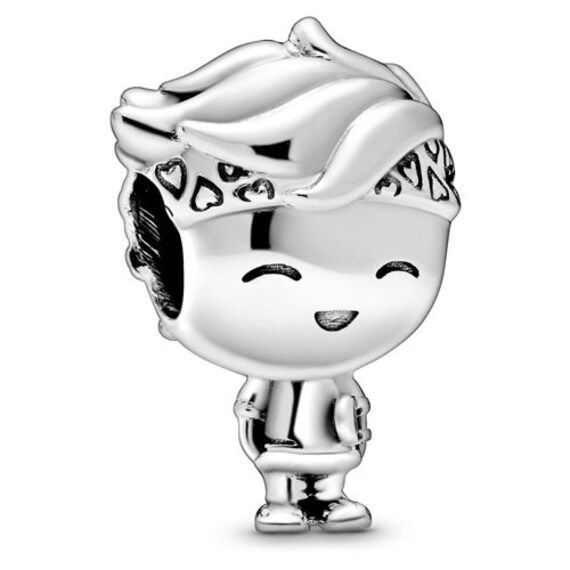 Teenager Boy Charm, Pandora, Bracelet Bead, Boyish, Sweet, Favorite Headband, Family inspired, Skateboard, Hearts, Love, Number 1, Crown O