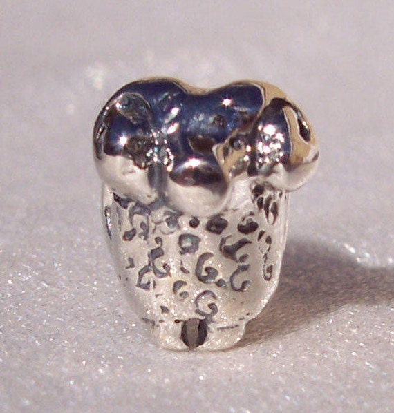 THE RAM Charm, Pandora, Bracelet Jewelry, Retired,RARE,Los Angeles Rams,Figural,Football Logo, Superbowl,Animal, Aries, Horns, Strength, 925