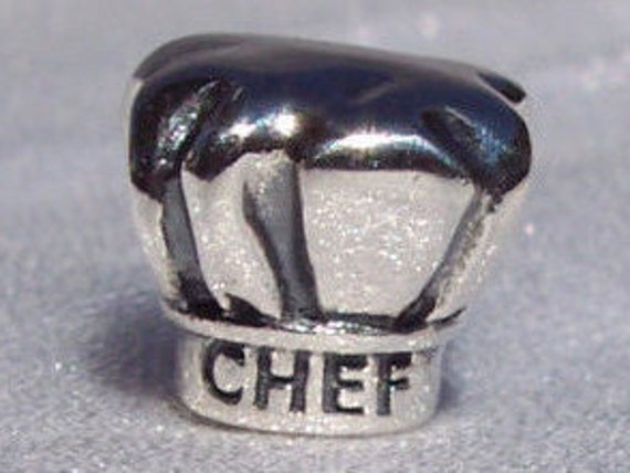 I Love Cooking, Chefs Hat, Pandora, Bracelet Charm, TOQUE, 16th Century, Silver, Culinary, Master Chef, Gourmet, Profession, Gordon Ramsey,