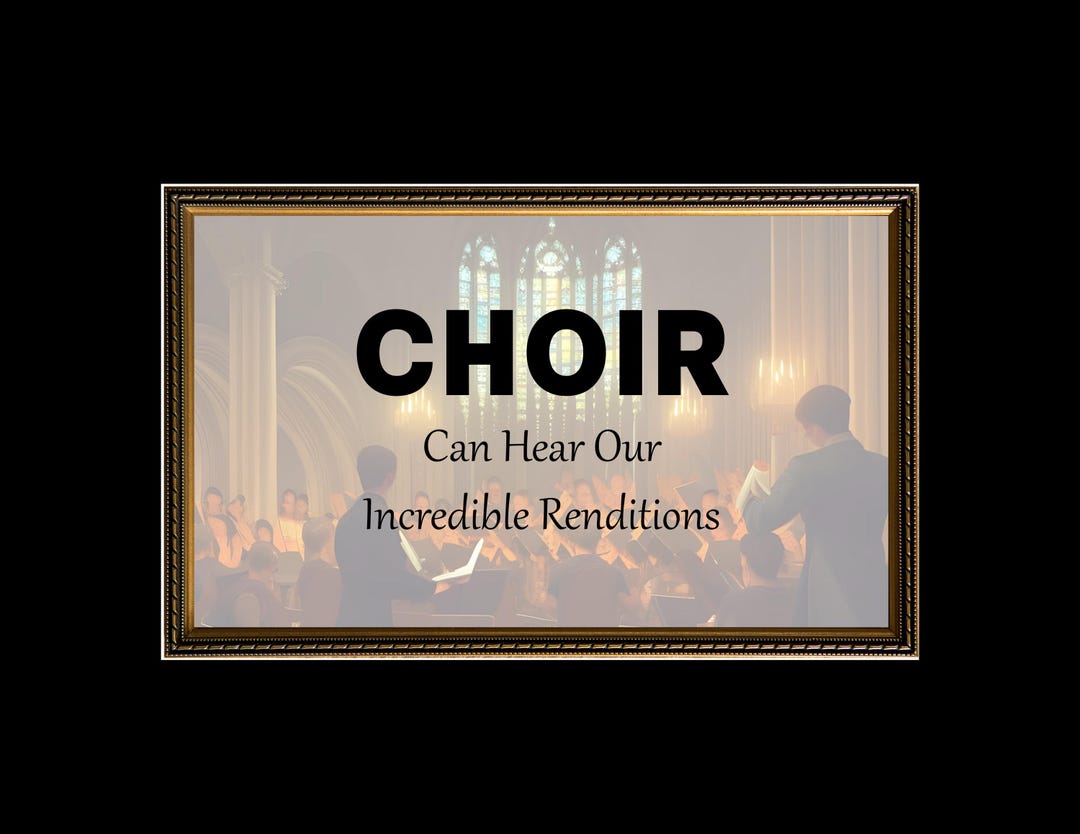 Choir Sign Inquire Within In Choir Wooden Frame Sign, Music Performance Wall Art, Inspirational ...