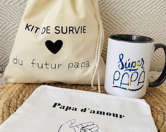 Future dad survival kit pouch