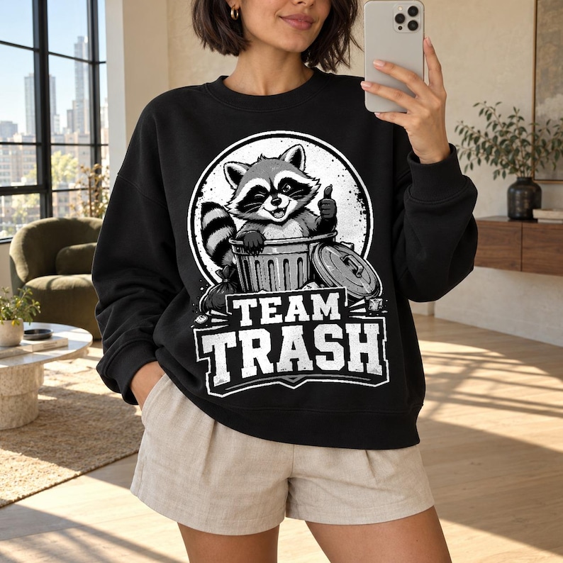 Trash Rummaging Racoon Team Trash Raccoon in Garbage Can - PNG, Free Commercial Use, Instant ...