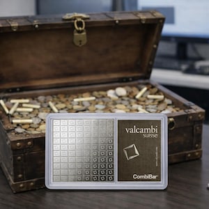 Silver Starter Stack Kit Valcambi 1g Bars Case + Estate Coin Collection Lot