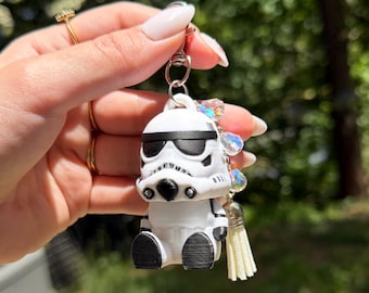 Star Wars-inspirierter Stormtrooper-Fidget-Clicker-Schlüsselanhänger